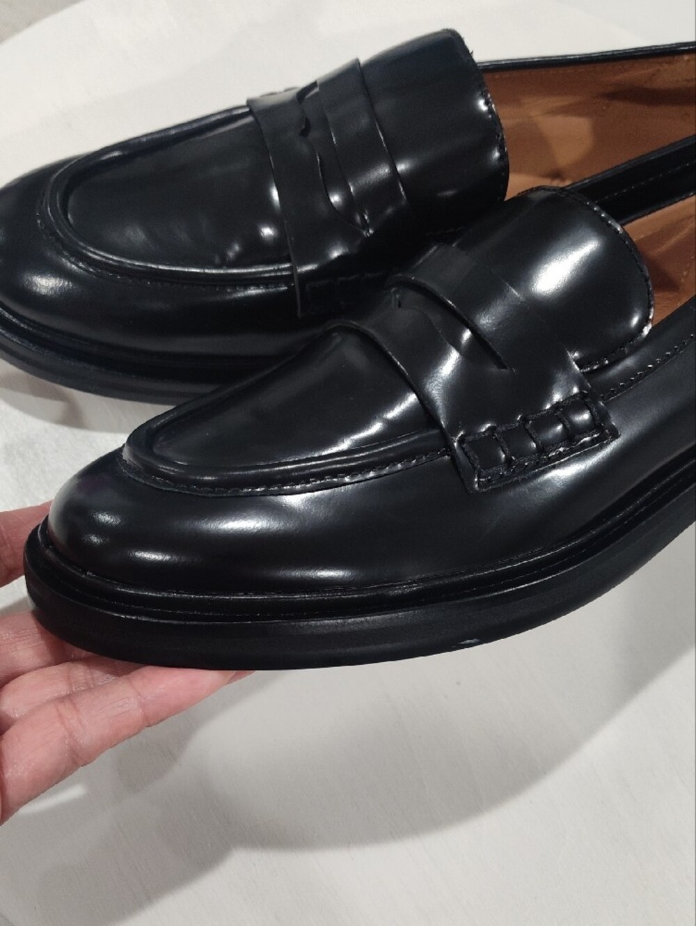 Madewell Vernon Loafer In Classic Black Size 10 - Picture 14 of 14